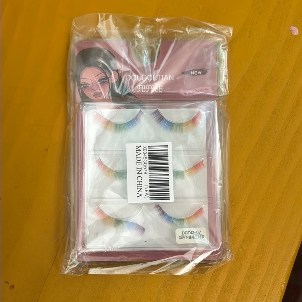 Rainbow Fake Eyelashes